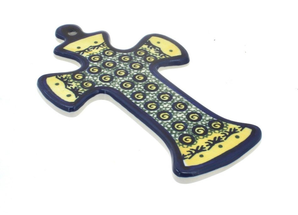 Polish Pottery Renaissance Cross