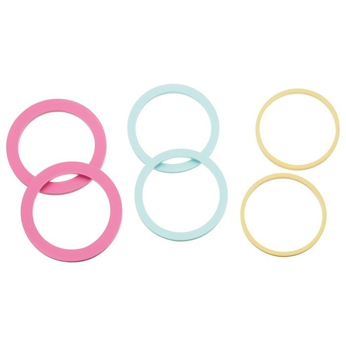 2 4 6mm Pack Of 3 Sweetly Does It Silicone Rolling Pin Rings