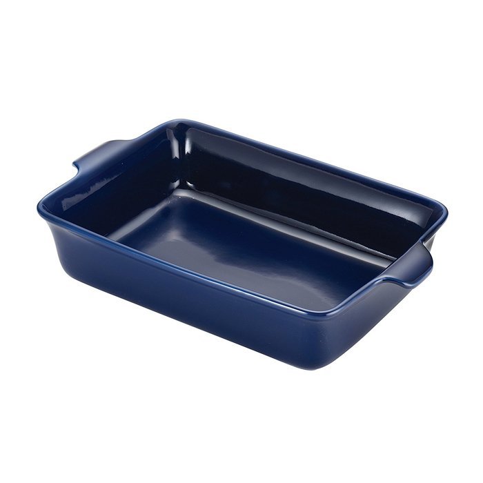 Anolon Vesta Stoneware 9-Inch x 13-Inch Rectangular Baker, Persimmon Orange N7