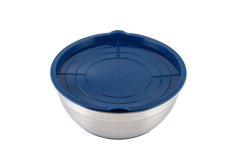 Bloomsbury Home 5pc Mixing Bowl Set - Non-Slip Silicone Base with Silicone Covers N5