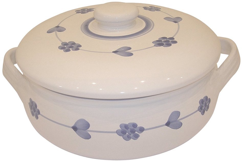 Caleca Pervinca Blue Covered Casserole Dish