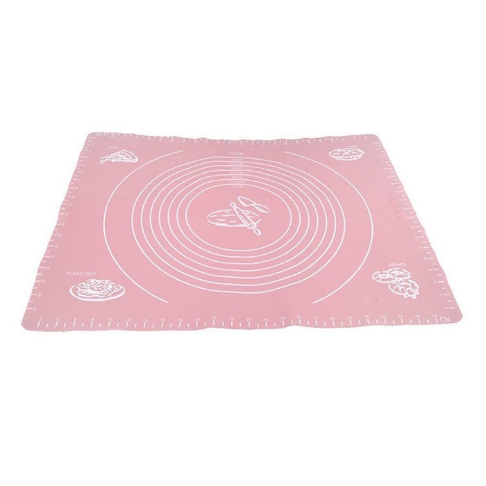 SHFZ 50*40cm Silicone Mat Baking Cake Dough Fondant Rolling Kneading Mat Baking Mat With Scale Cooking Plate Kitchen...