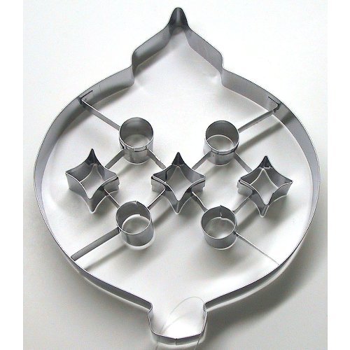 Large Ornament Stainless Steel Cookie Cutter 7.5" 5878