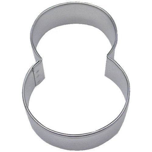 Number Eight Tin Cookie Cutter 3" B1468x
