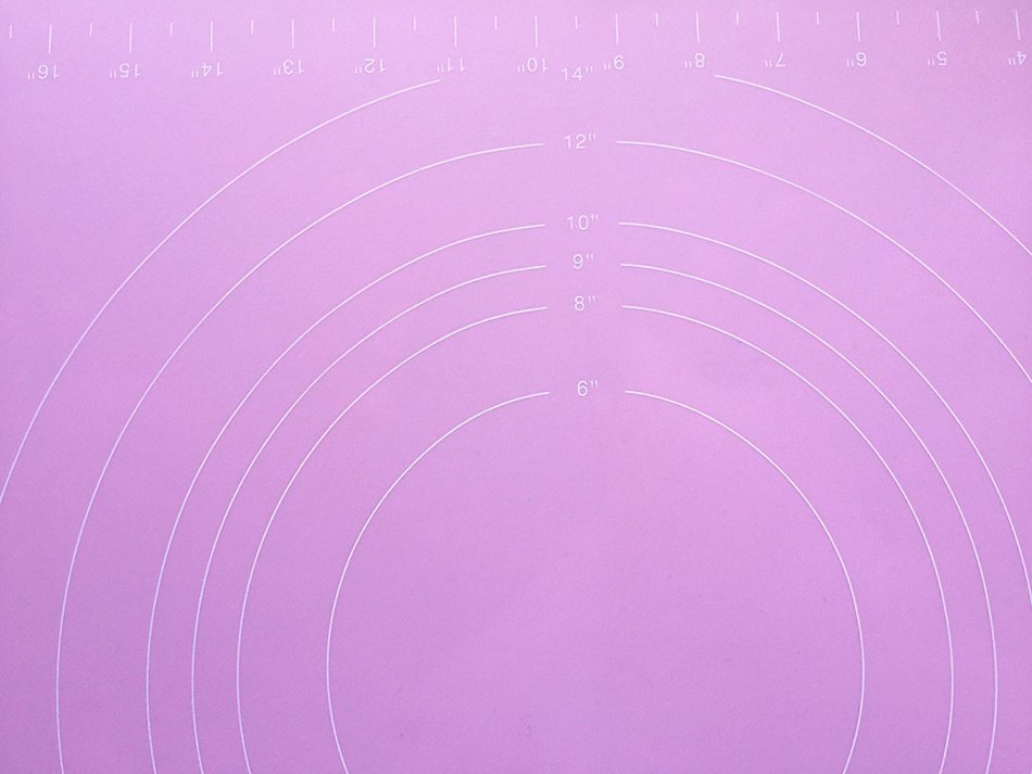 NEW JJMG Non-Stick Rolling Silicone Rubber Baking Mat for Cookies, Pasta, Pizza, Cakes and Pastries with Measurements... N5