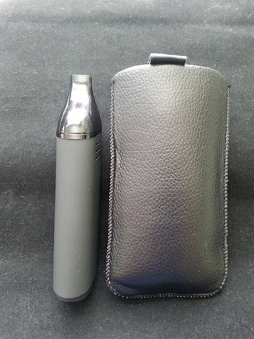 Handy Black Leather Sleeve Carrying Case for Kandy, PAX 1 & 2 - Protective Accessory & Storage Tube N3