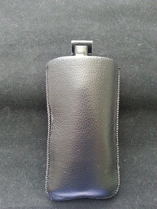 Handy Black Leather Sleeve Carrying Case for Kandy, PAX 1 & 2 - Protective Accessory & Storage Tube N4