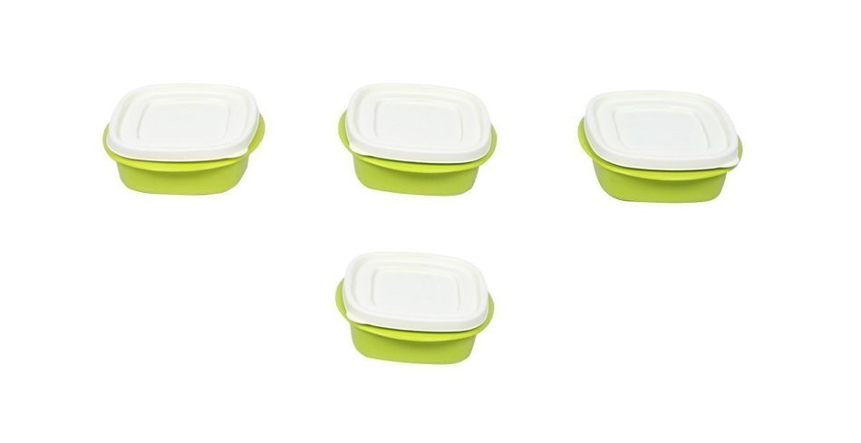 Cutting Edge Snap Tight, 335ml, Set Of 4, Trendy Green