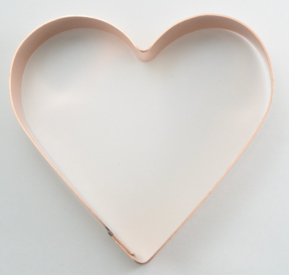 3 1/2" Simple Heart Cookie Cutter