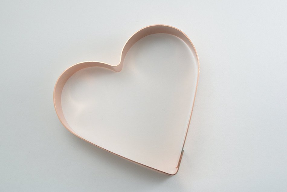 3 1/2" Simple Heart Cookie Cutter N3