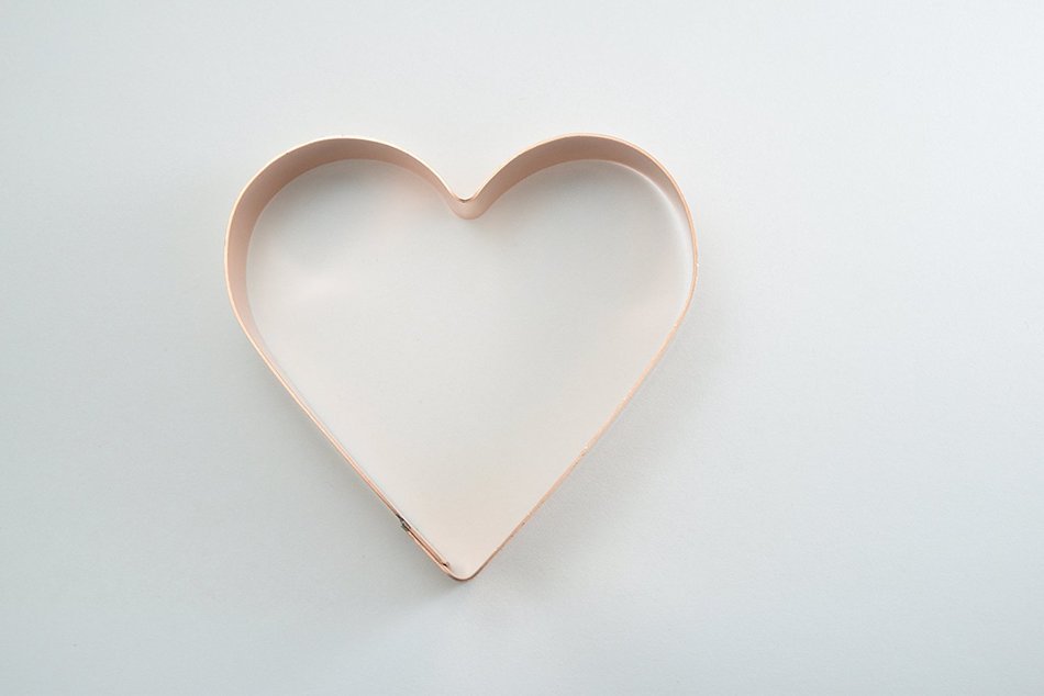 3 1/2" Simple Heart Cookie Cutter N4