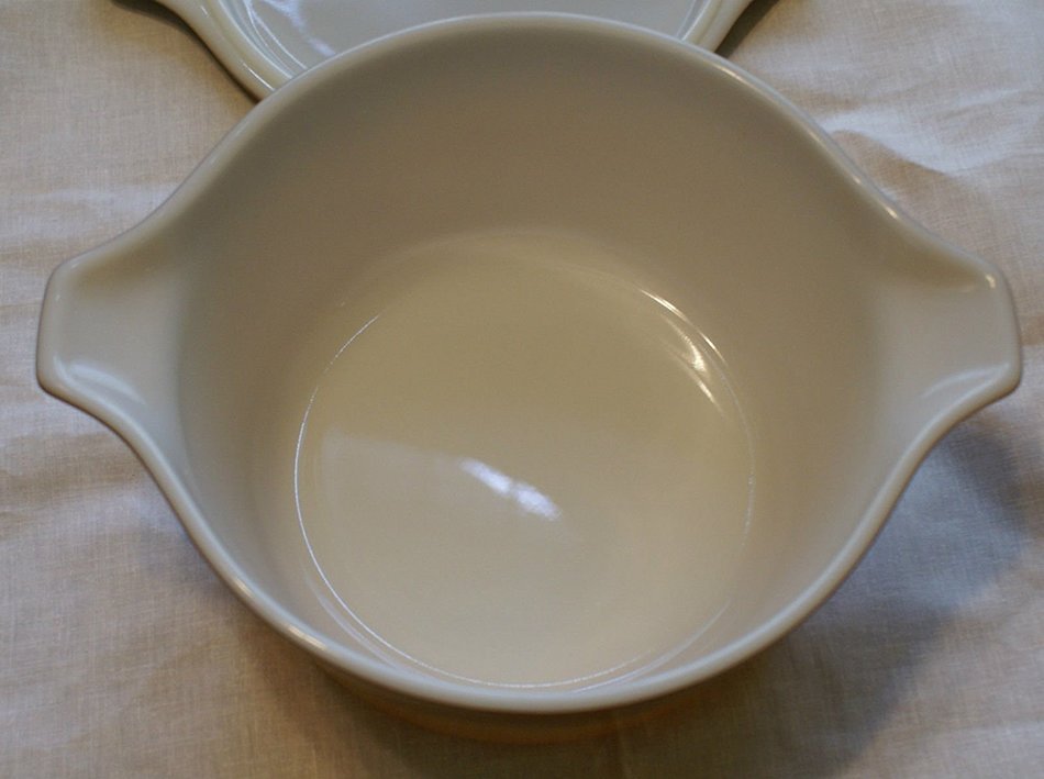 Vintage Pyrex Old Orchard 1.5 Quart Brown Cinderella Casserole Dish 474-b N3