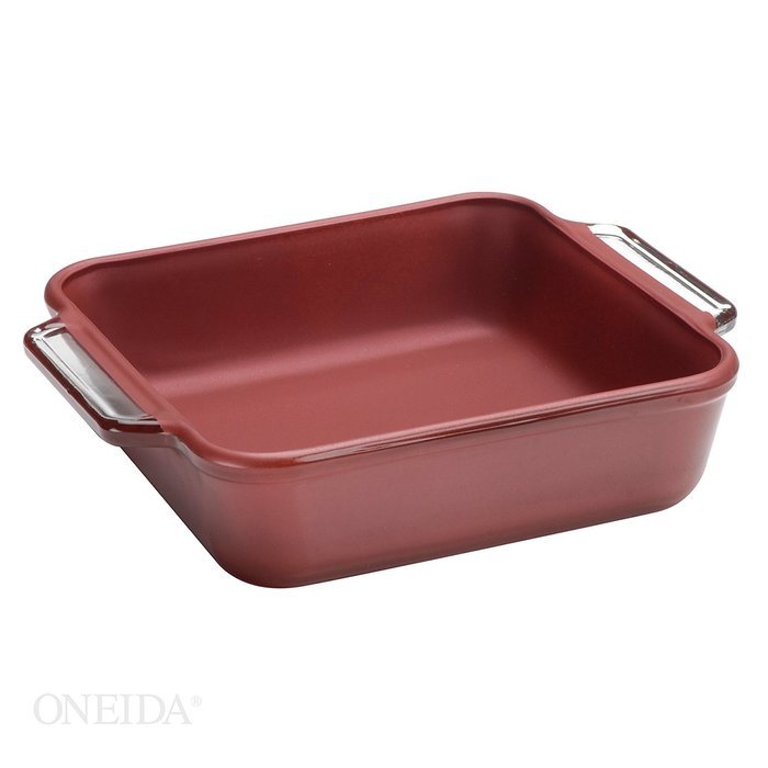 Anchor Hocking Square Baking Dish - Glass - Non-stick - Red