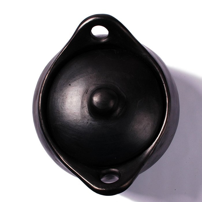 Black Clay, La Chamba Stew Pot - Extra Small - 1.5 Quarts