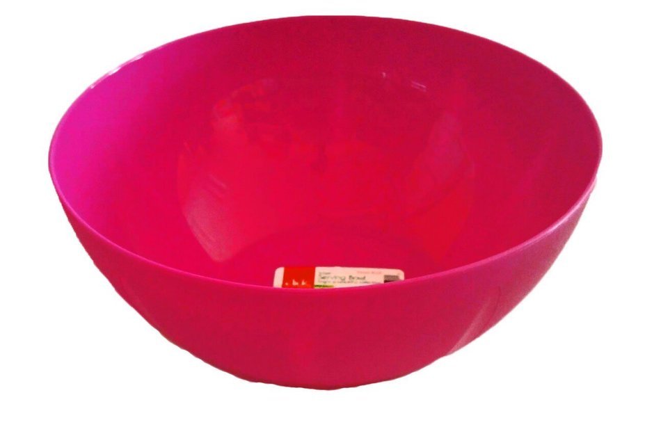 Set of 3 Click Home Design Large Blue 10" x 4.25" Serving and Mixing Bowls 135 Fluid Oz (3, Blue) N3