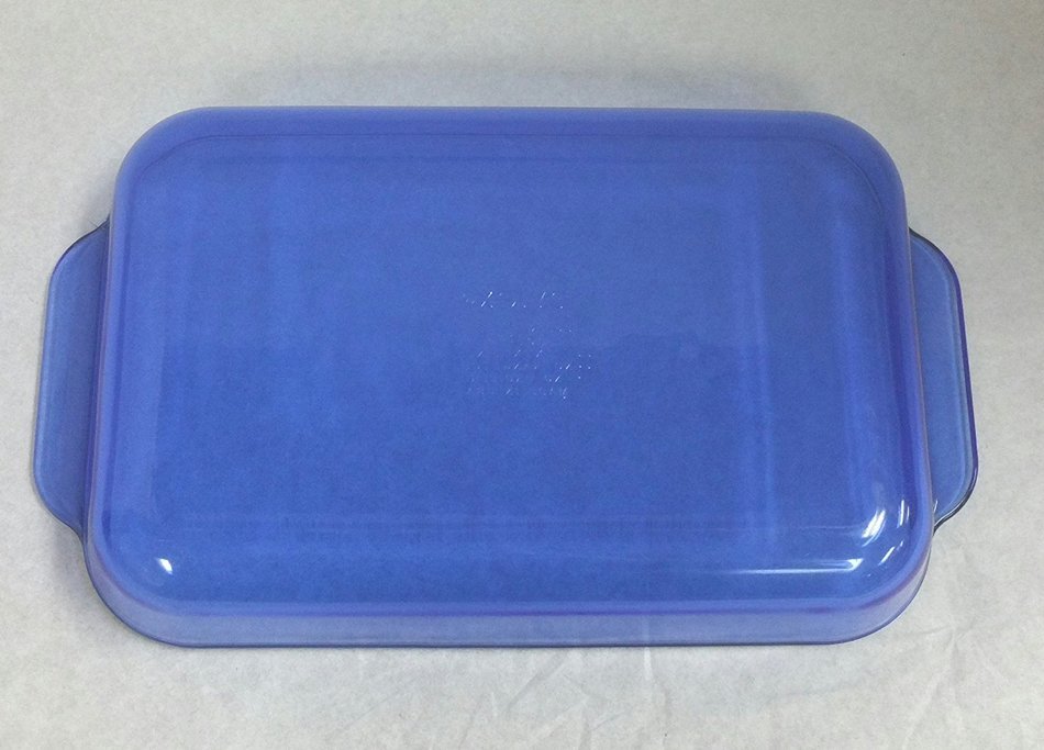 Pyrex #232-R 11xx7x1.5 Inch Rectangular Casserole, 2 Quart, Transparent Blue N2