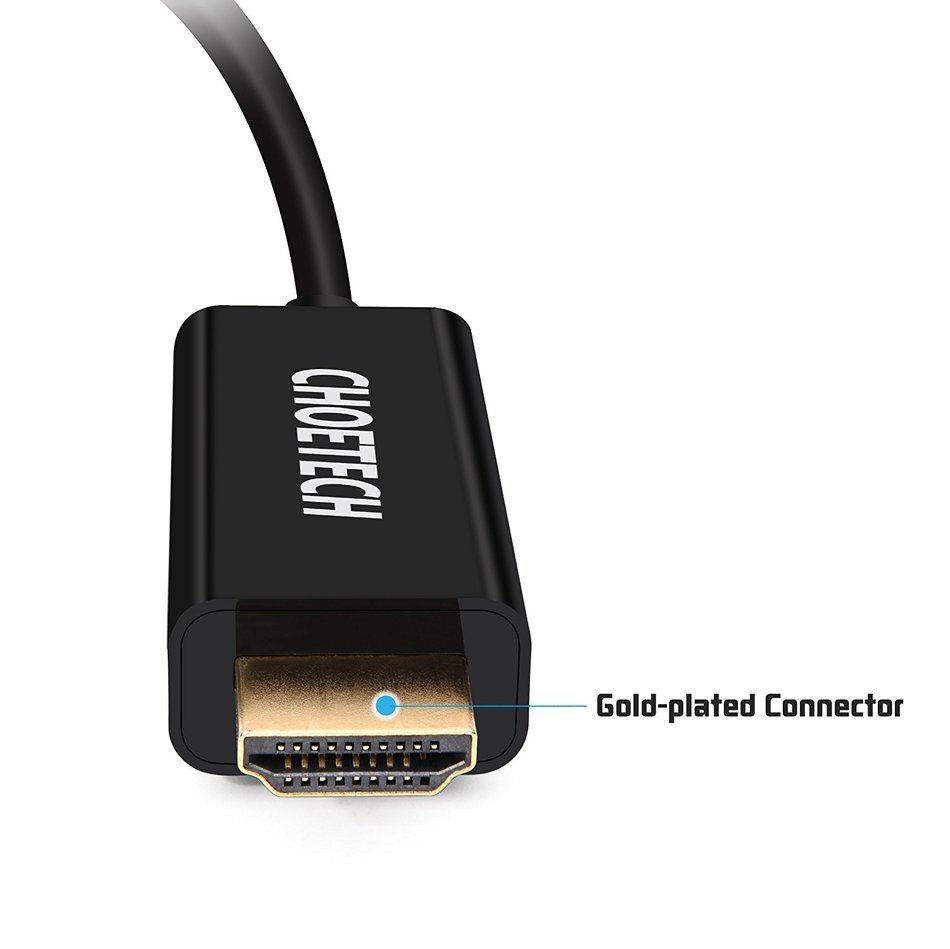 USB C to HDMI Cable (5.9ft/1.8m), CHOETECH USB 3.1 Type C Male (Thunderbolt 3 Compatible) to HDMI Male 4K Cable... N2
