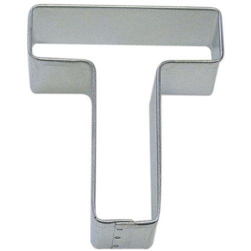 Letter T Tin Cookie Cutter 3"