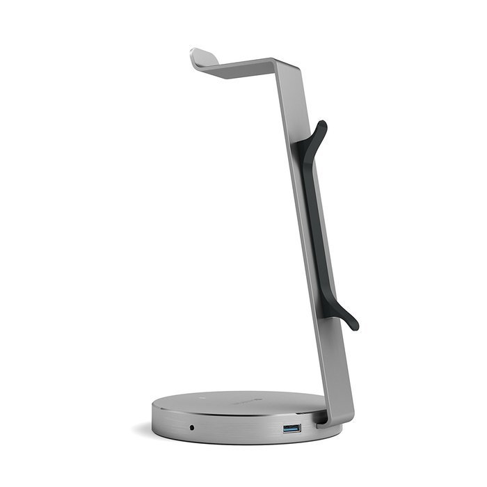 Satechi Aluminum USB Headphone Stand Holder with Three USB 3.0 Ports and 3.5mm AUX port - Suitable For All Headphone... N2