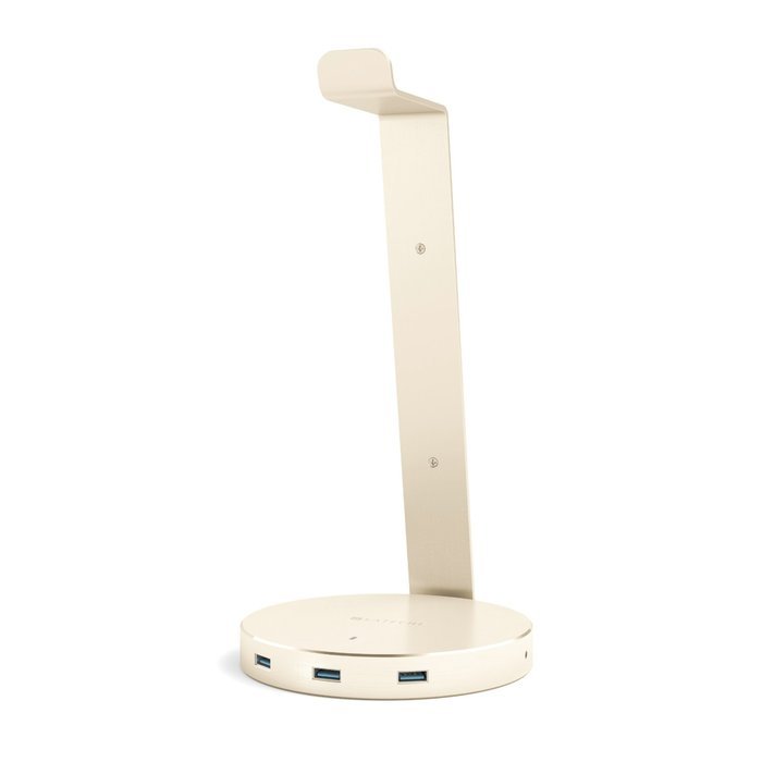 Satechi Aluminum USB Headphone Stand Holder with Three USB 3.0 Ports and 3.5mm AUX port - Suitable For All Headphone... N11