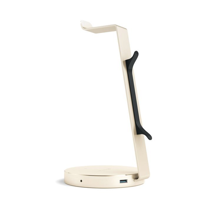 Satechi Aluminum USB Headphone Stand Holder with Three USB 3.0 Ports and 3.5mm AUX port - Suitable For All Headphone... N12