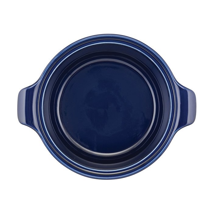 Anolon Vesta Stoneware 2-1/2-Quart Round Casserole, Paprika Red N14