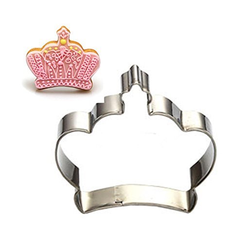 FairyTeller Crown Diamond Cookie Tools Cutter Mould Biscuit Press Icing Set Stamp Mold Cake Decorating Tools Kitchen...
