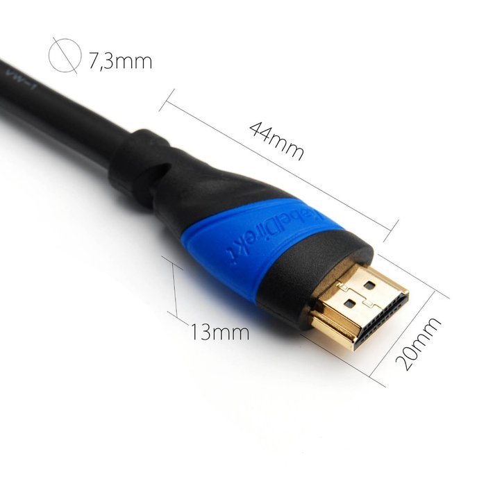 KabelDirekt (20 feet) HDMI Cable (1080p 4K 3D High Speed with Ethernet ARC) - TOP Series N4