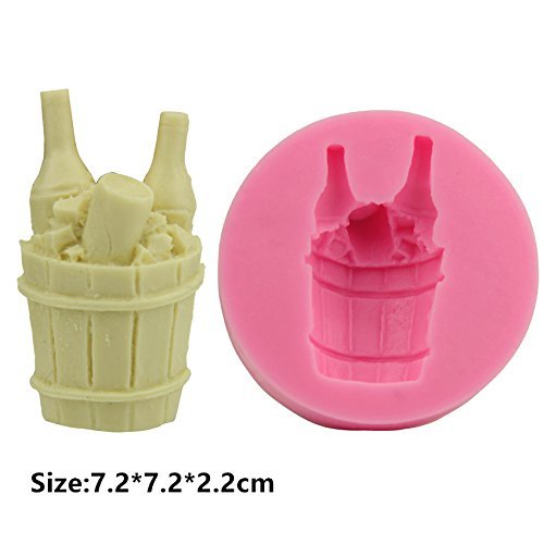 Beer Barrel Silicone Cake Mould Fondant Sugar Craft Chocolate Decorating Tool