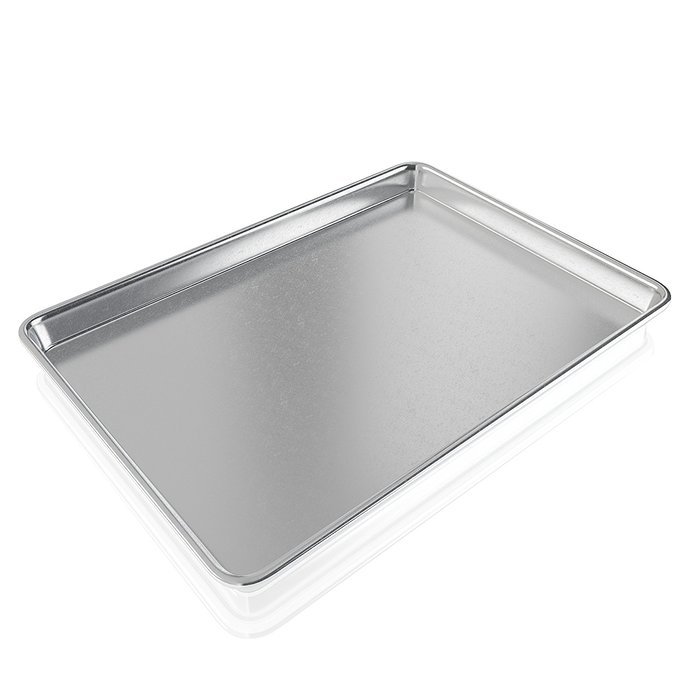 BakeitFun Aluminum Commercial Half Sheet 13x18 inches | USA Standard Cookie Pan N11