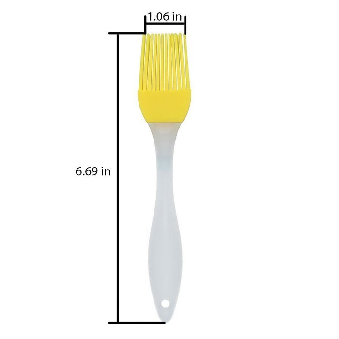 Foreasy Pastry Brush Grill Brush Basting Brush Food Grade Silicon Body Safe Set of 4 N22