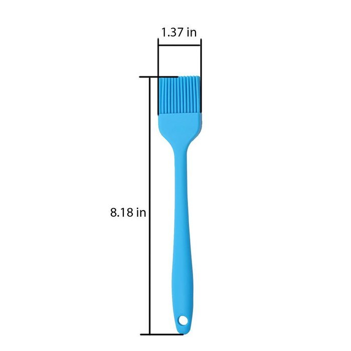 Foreasy Pastry Brush Grill Brush Basting Brush Food Grade Silicon Body Safe Set of 4 N27