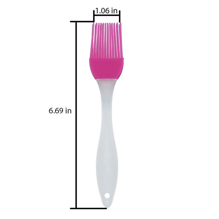 Foreasy Pastry Brush Grill Brush Basting Brush Food Grade Silicon Body Safe Set of 4 N34