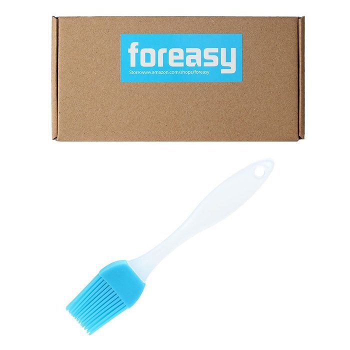 Foreasy Pastry Brush Grill Brush Basting Brush Food Grade Silicon Body Safe Set of 4 N37