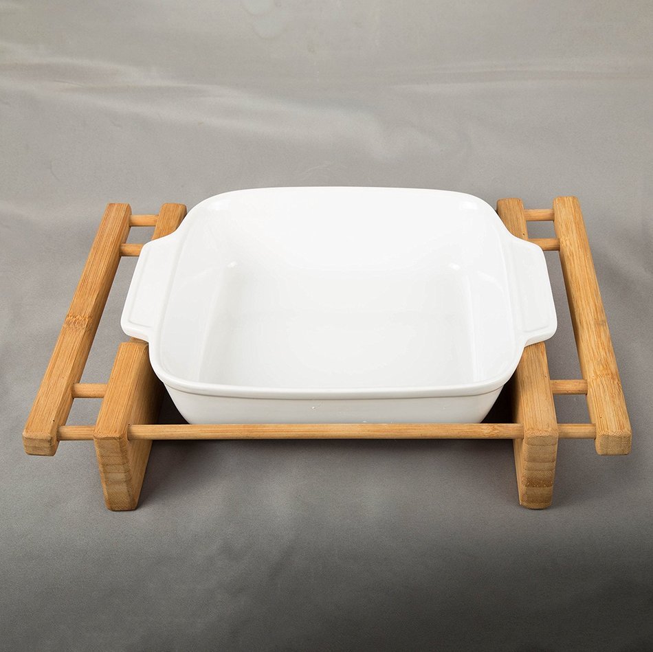Creative Home 73456 9-Inch Square Grand Buffet Dish N2