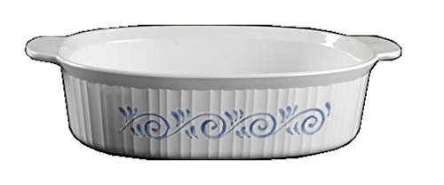 Corning Ware Oceanview Oval Casserole / No Lid ( 4 Quart ) ( F-14-B )