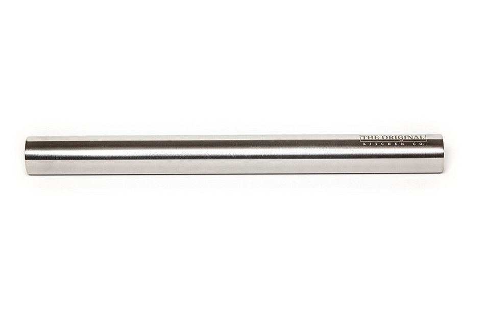 The Original Stainless Steel Rolling Pin Featuring a Non-Stick Surface Perfect for Making Pasta, Cookies, Ravioli... N3