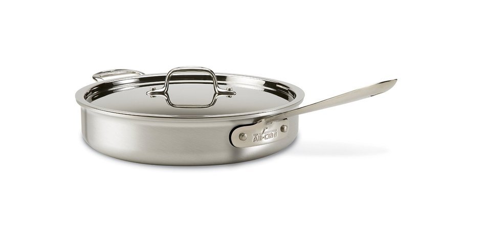 All-Clad 700508 MC2 Professional Master Chef 2 Stainless Steel Tri-Ply Bonded Oven Safe PFOA Free Cookware Set... N3