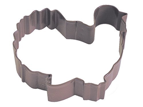 R&M Gobbler Turkey 3.75" Cookie Cutter Brown With Colored, Durable, Baked-on Polyresin Finish