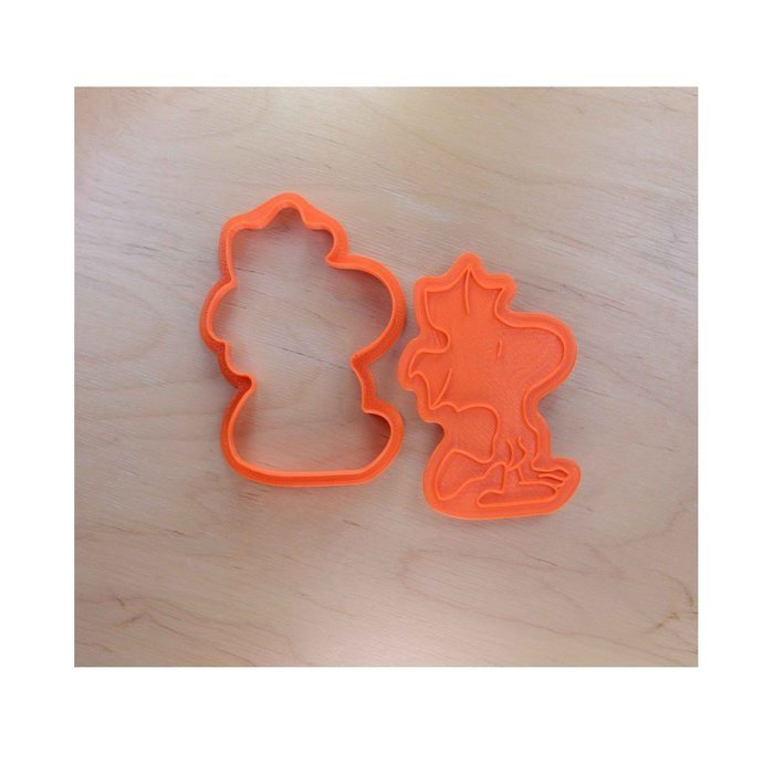 The Peanuts - Woodstock - Cookie Cutter and Stamp Set (2.7 x 3.4 inches)