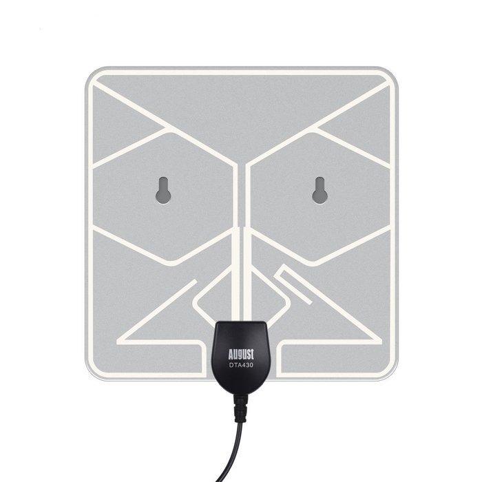August DTA240 High Gain Digital TV Aerial - Portable Indoor/Outdoor Digital Antenna for USB TV Tuner / ATSC Television... N19