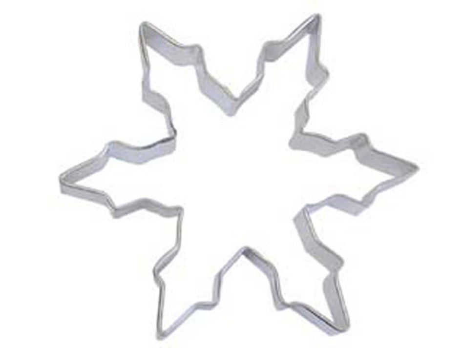 Dress My Cupcake DMC41CC1052 Snowflake Narrow Cookie Cutter, 5-Inch