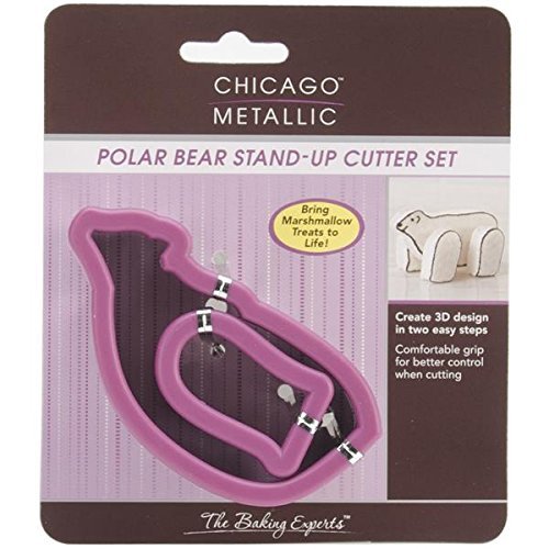 Chicago Metallic CMB074 3D Stand Up Cutter Set, Polar Bear