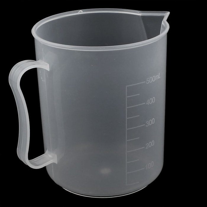 uxcell 500ML Measuring Cup Jug Graduated Surface Spoon Cooking Bakery Kitchen N2