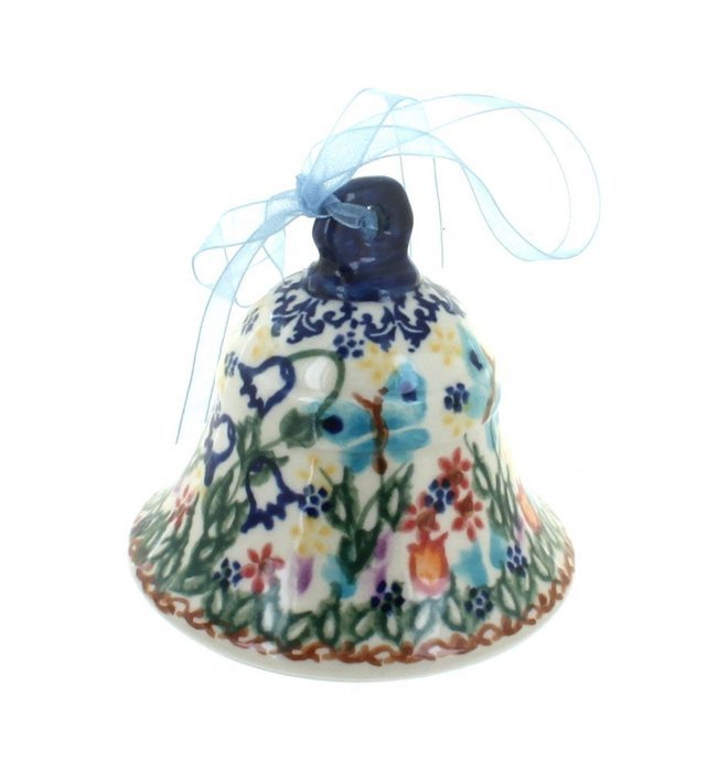 Polish Pottery Garden of Eden Medium Bell