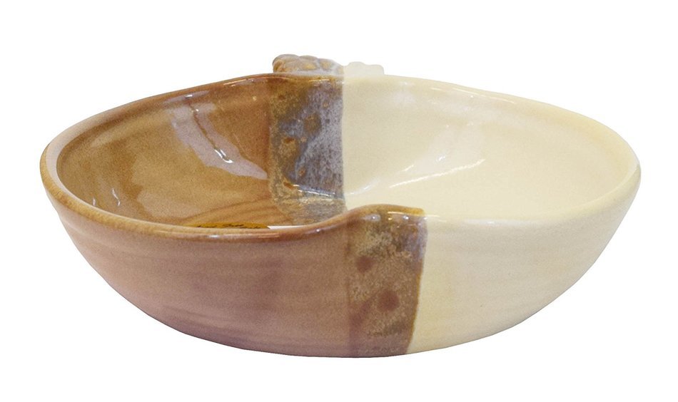 Clay In Motion Handmade Ceramic Apple Torte Baking Dish - Desert Sand N2