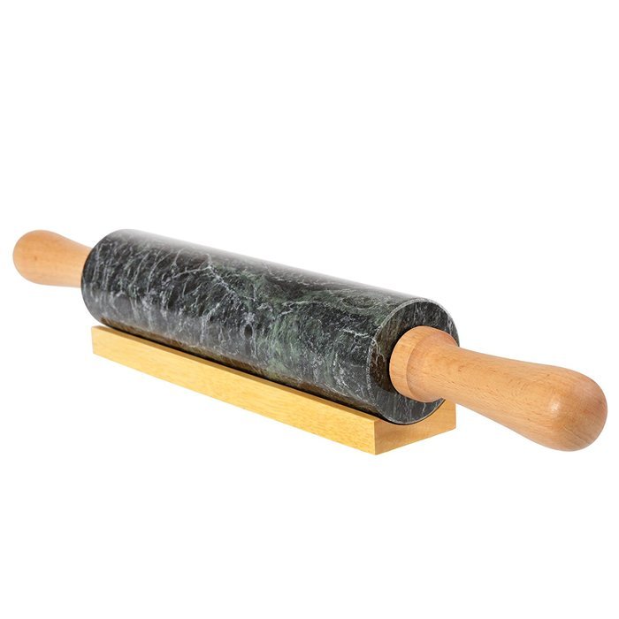 Evco International Creative Home Marble Deluxe Rolling Pin, Charcoal, 18" N5