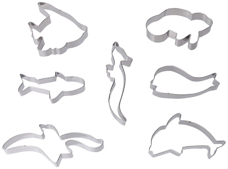 Fox Run Marine Life Cookie Cutter Set
