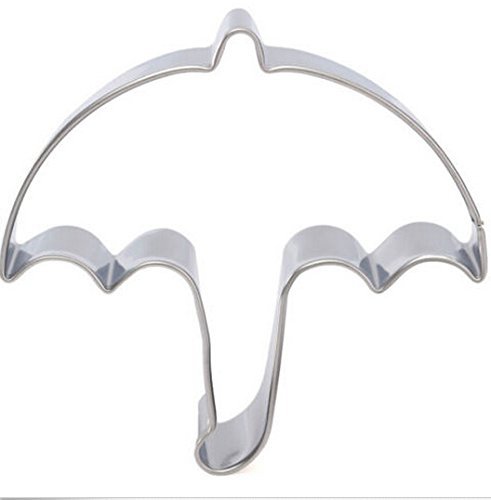 FD3029 Stainless Steel Umbrella Chocolate Cookie Cutter Fondant Cake DIY Mold N2