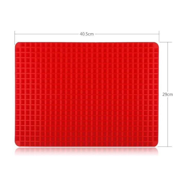 Silicone Non-stick Healthy Cooking Baking Mat with Pyramid Surface-16 Inches X 11.5 Inches N4